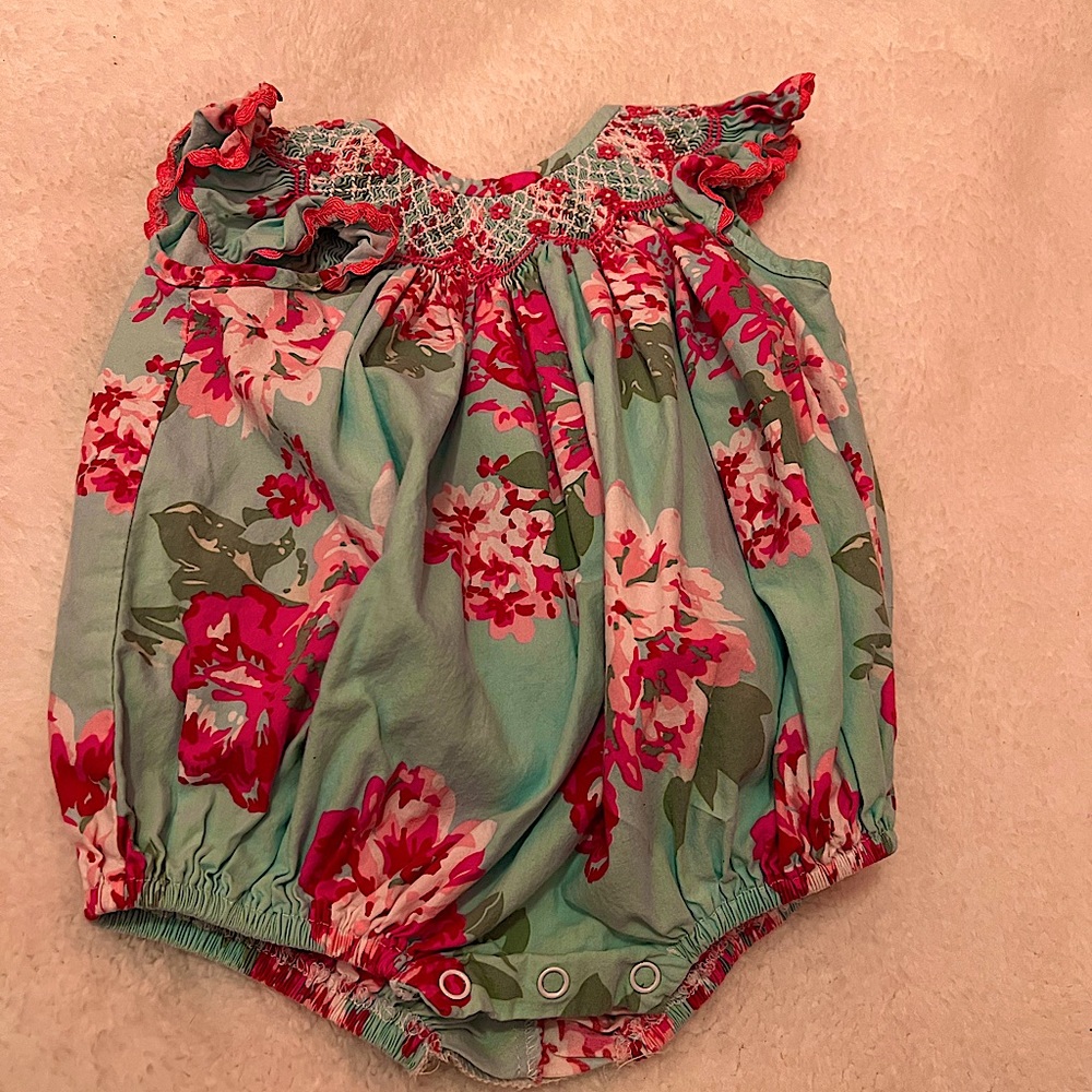 Smocked outfit so cute!